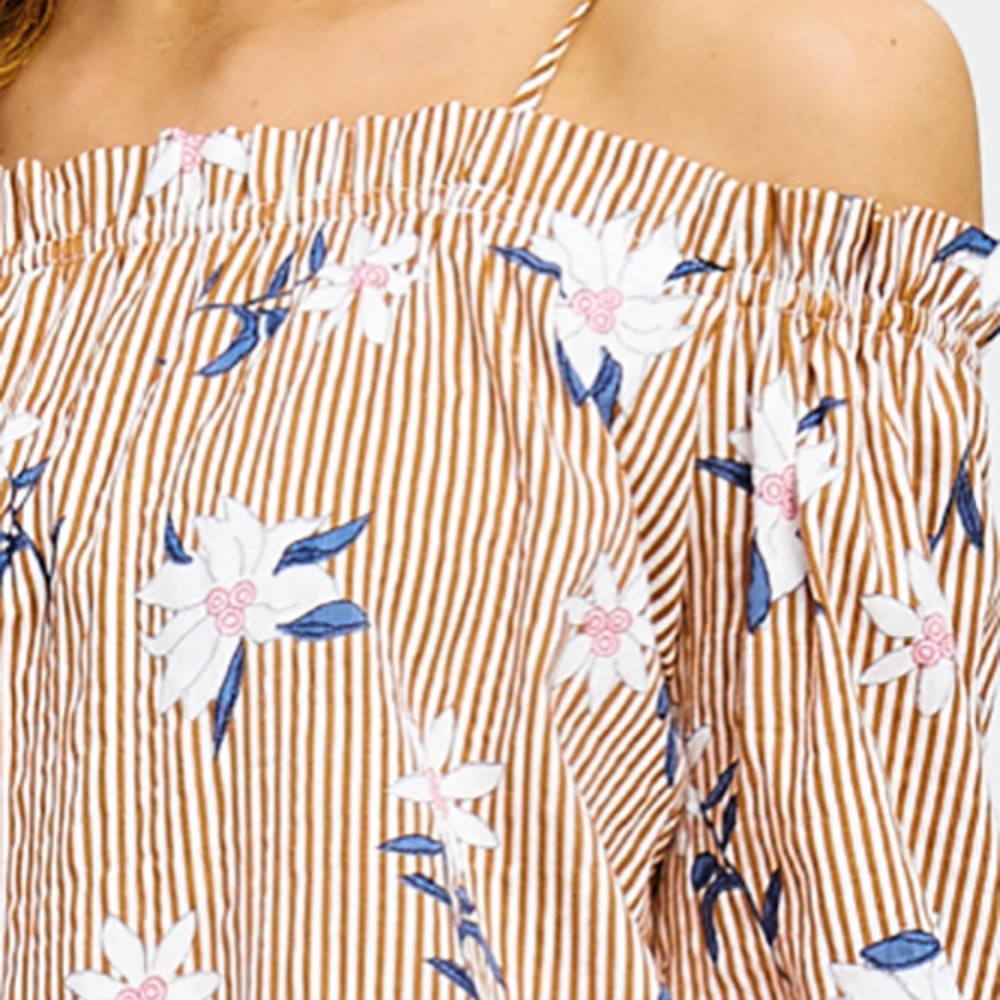 NWT Floral Boho Long Blouse - Picture 7 of 7